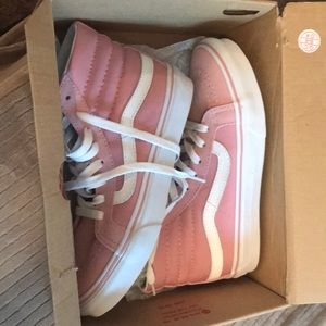 PINK HIGH TOP VANS
